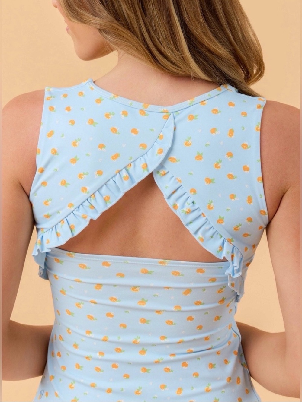 Blogilates Ruffle Back Tank Top - NWT - Picture 2 of 5